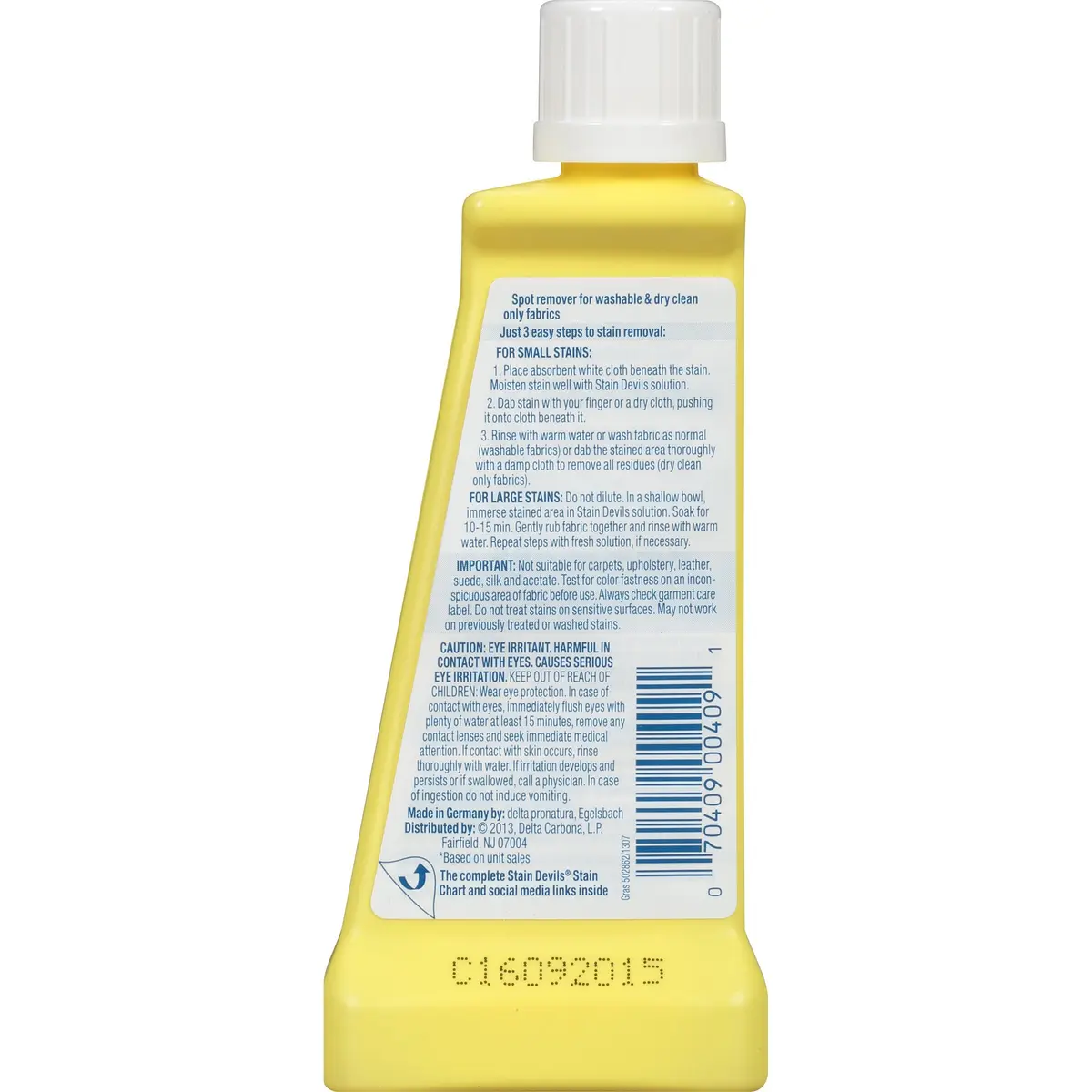 Carbona Stain Devils #6 Makeup, Dirt & Grass 1.7 fl oz (50ml) | Professional Strength Laundry Stain Remover - view 4
