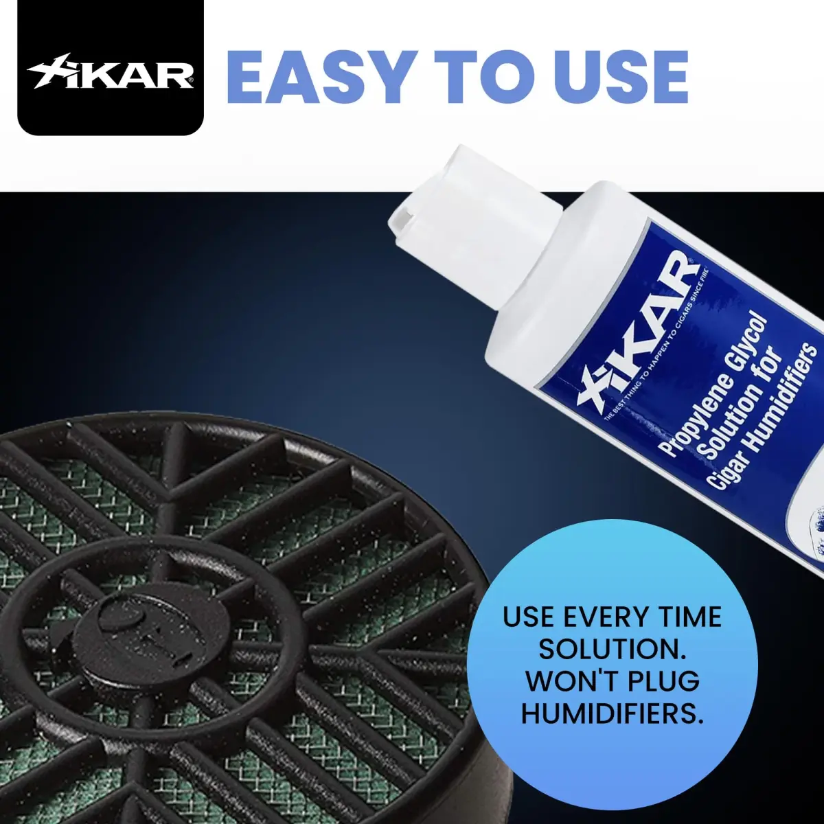 Xikar Humidor Solution Premium Pre-Mixed Propylene Glycol for 70% Relative Humidity 473ml (16 Fl Oz) - view 2