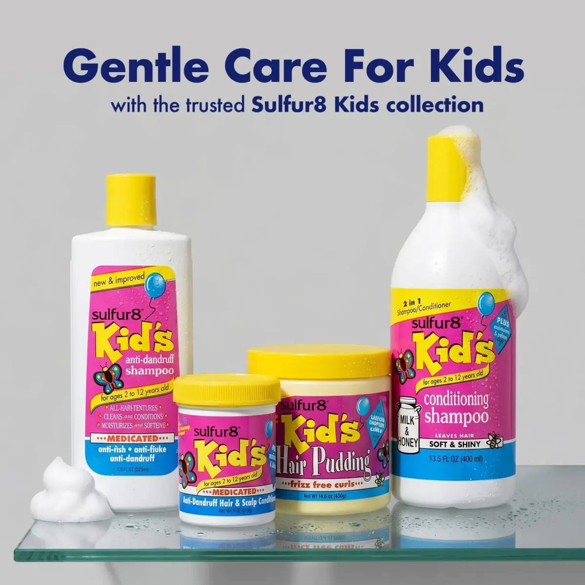 SULFUR8 Kids Anti-Dandruff Shampoo 220ml (7.5 Fl Oz) | Medicated Dandruff Control for Itchy Scalp - view 3