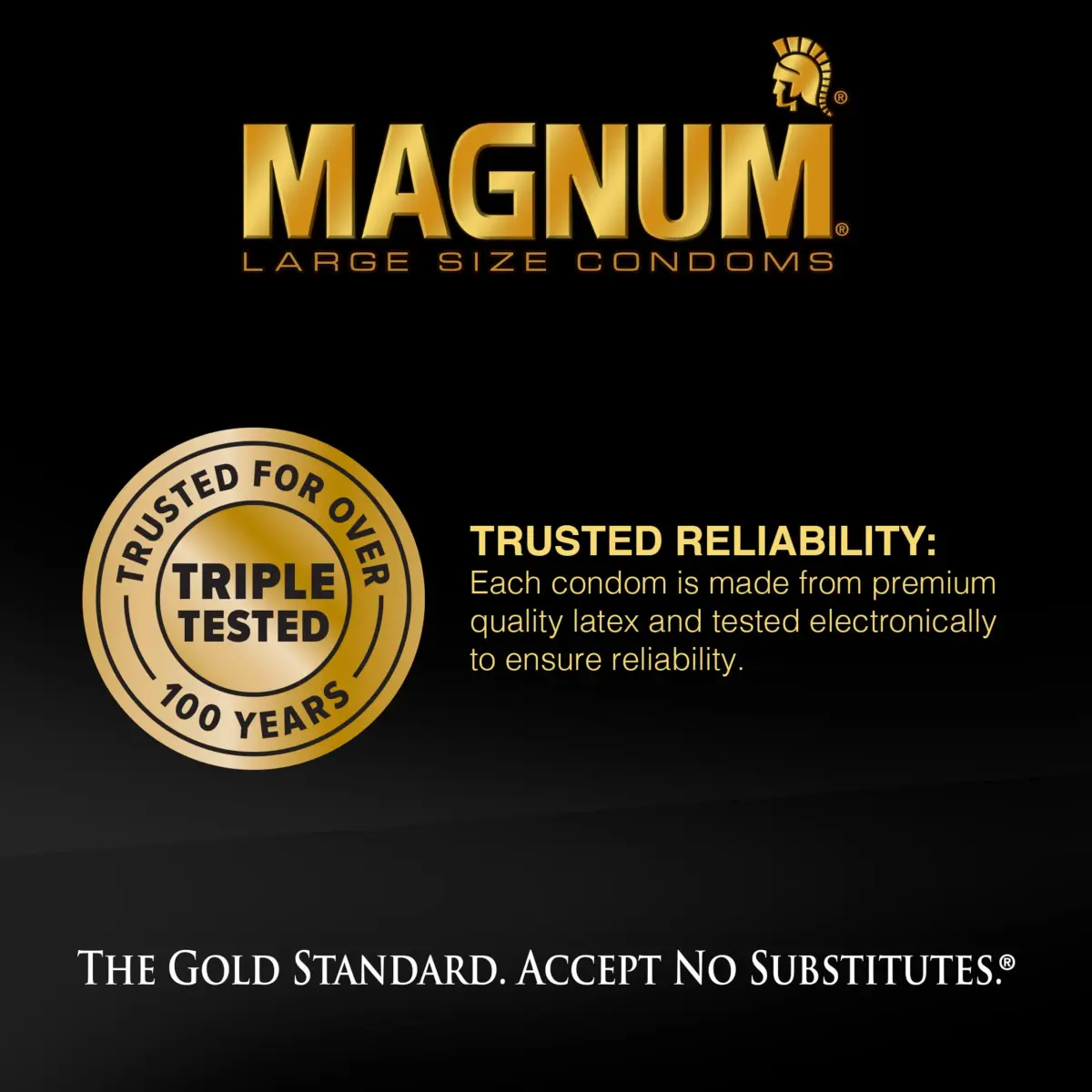 TROJAN Lubricated Magnum XL Large Size Condoms 12 Count | Extra Large Fit for Comfort & Protection - view 4