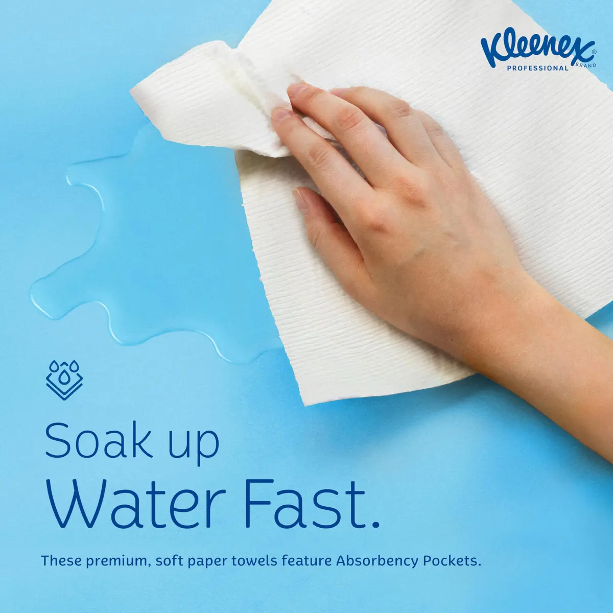 Kleenex Professional Multifold Paper Towels 8 x 150 Sheets | Soft, Absorbent, Eco-Friendly Office Towels - view 5