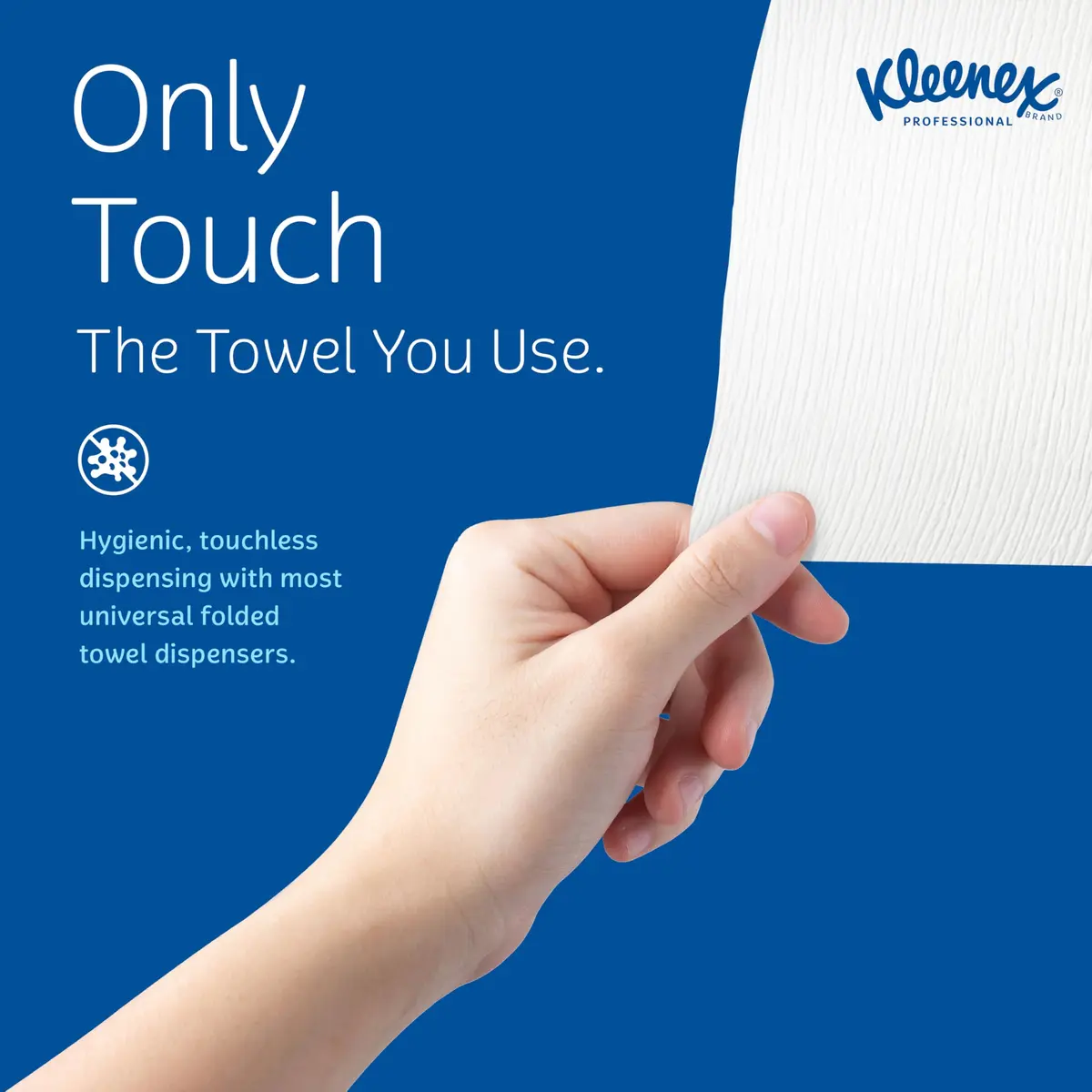 Kleenex Professional Multifold Paper Towels 8 x 150 Sheets | Soft, Absorbent, Eco-Friendly Office Towels - view 6