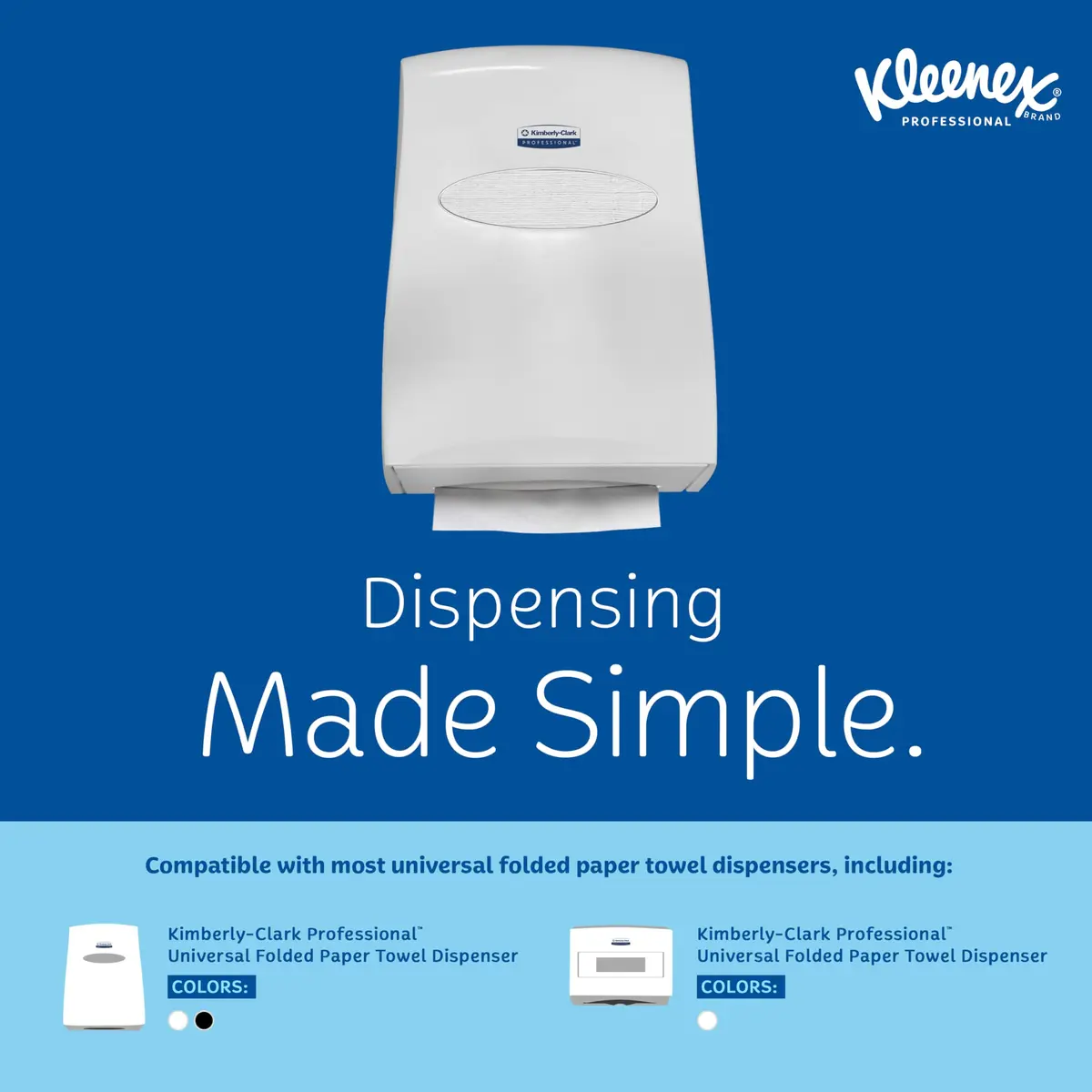 Kleenex Professional Multifold Paper Towels 8 x 150 Sheets | Soft, Absorbent, Eco-Friendly Office Towels - view 8