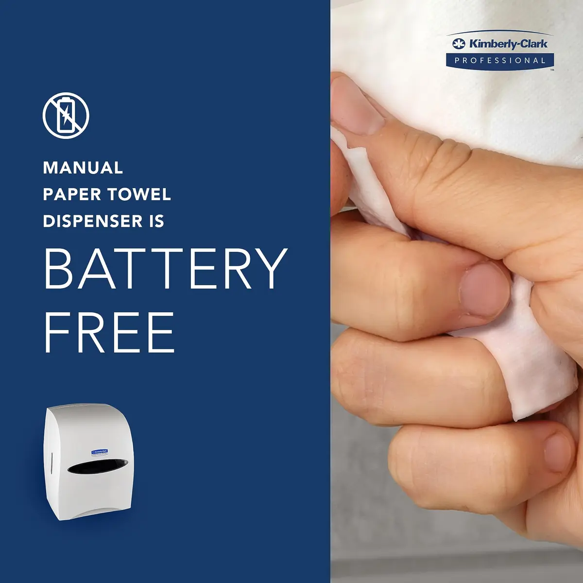 Kimberly-Clark Professional Sanitouch Manual Hard Roll Paper Towel Dispenser 1.5" | Touchless, Microban - view 5