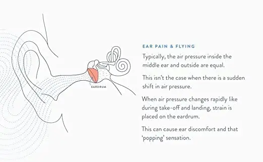 Earplanes Children's Size Earplugs (2 Pair, Orange) | Noise Protection for Flights - view 4