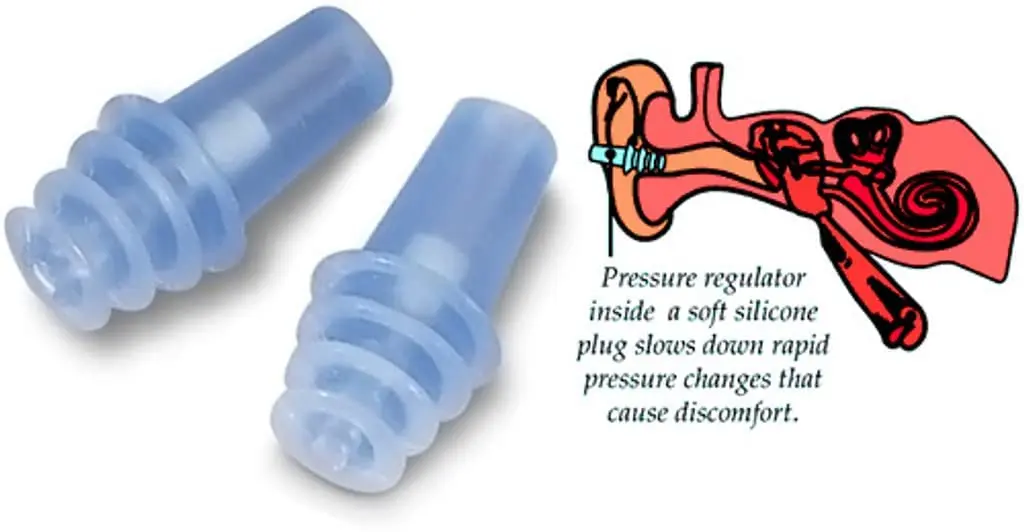 Earplanes Children's Size Earplugs (2 Pair, Orange) | Noise Protection for Flights - view 3