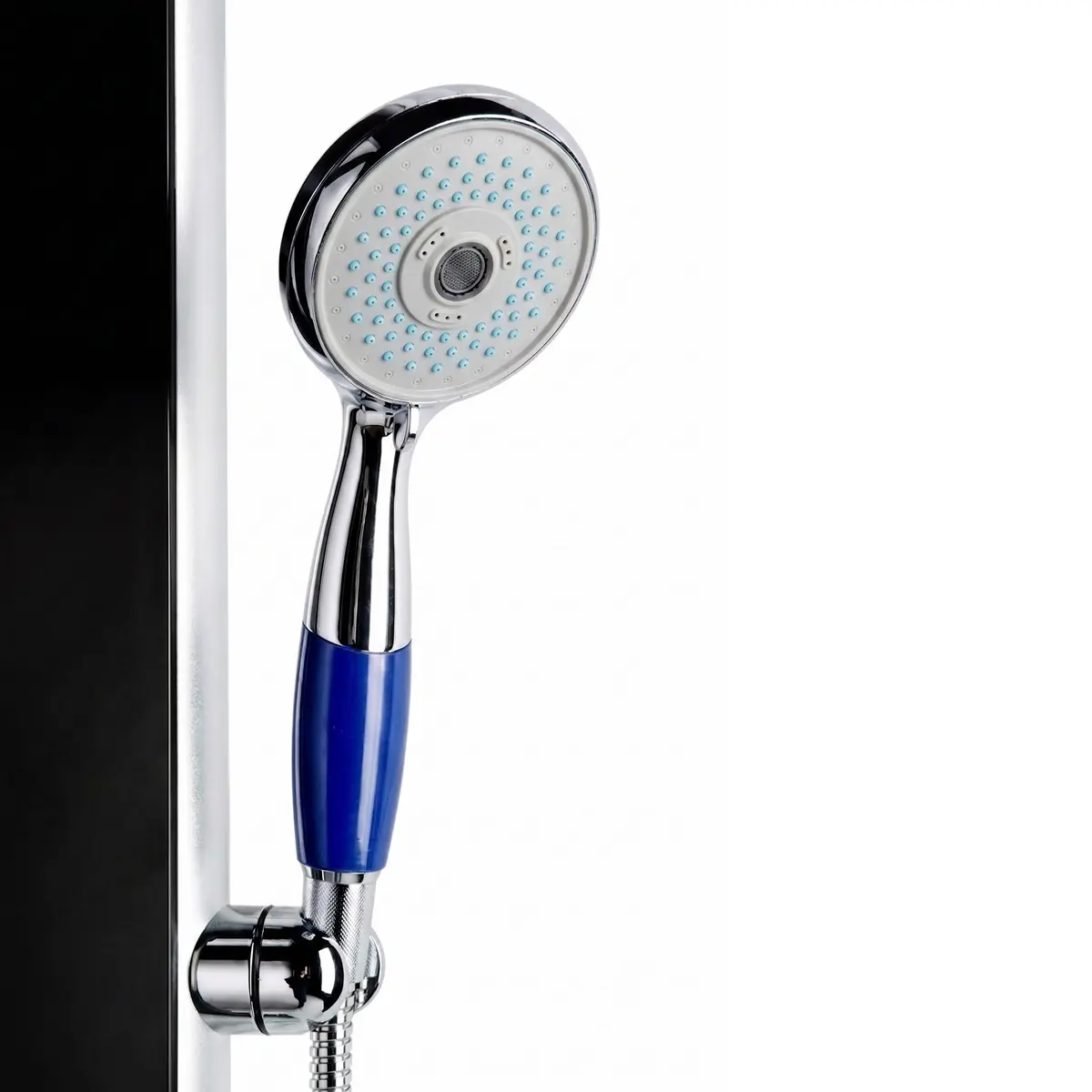 Blue Ocean 52" Aluminum Shower Panel Tower System with Rainfall Head & 8 Jets | Smart LED Temp Display - view 4