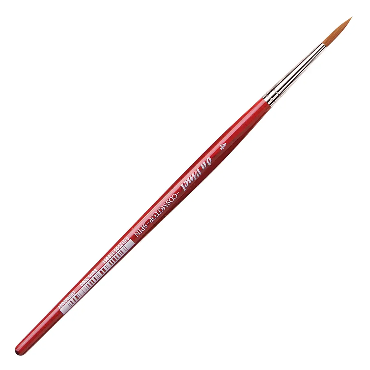da Vinci Watercolor Series 5580 CosmoTop Spin Paint Brush, Size 4 | Synthetic Round Brush for Watercolor & Acrylic - view 2