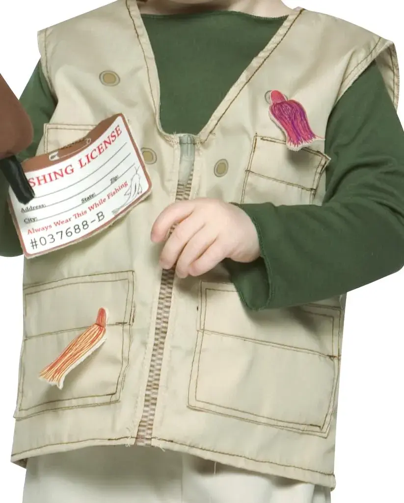 Rasta Imposta Future Fisherman Costume Brown 3-4T | Adorable Role-Play Outfit - view 5