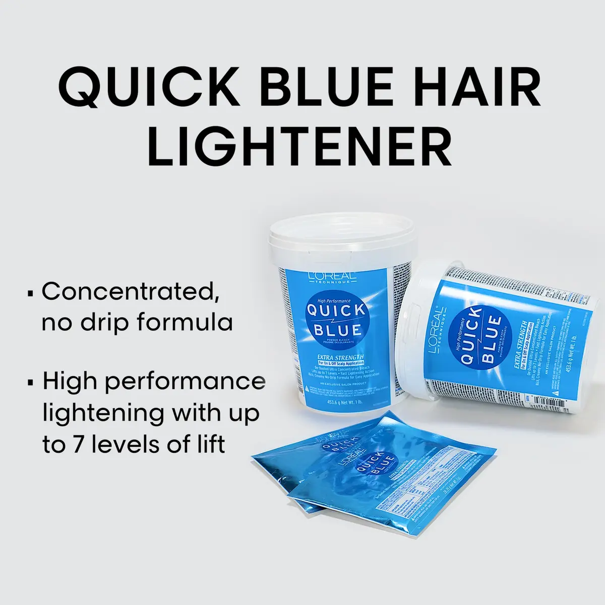 L'OREAL TECHNIQUE Quick Blue High Performance Powder Lightener 1 Oz | No Drip Dust-Free Bleach for Fast, Bright Results - view 2