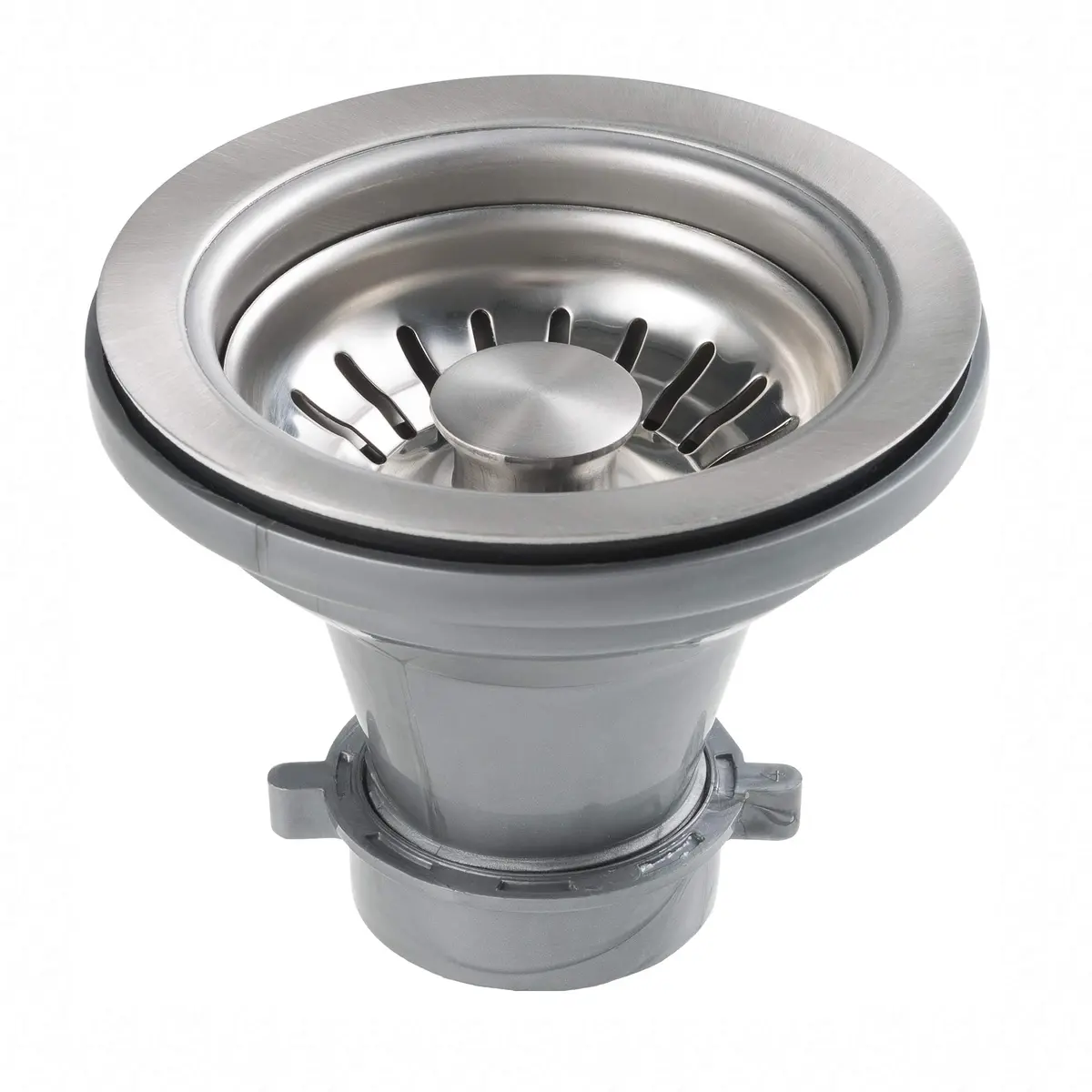 Kraus Kitchen Sink Drain Assembly with Strainer 5" x 5" x 5" | Stainless Steel, Fits 3.5"/4" Openings - view 3