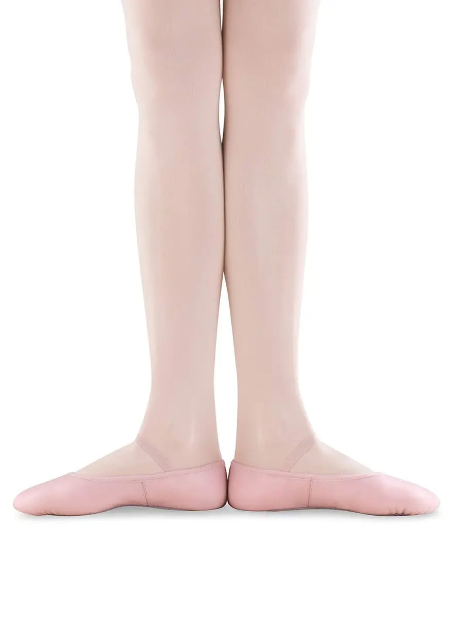 Bloch Girls' Bunnyhop Ballet Shoe, Pink, 9 Little Kid US | Leather Ballet Slipper for Beginners - view 2