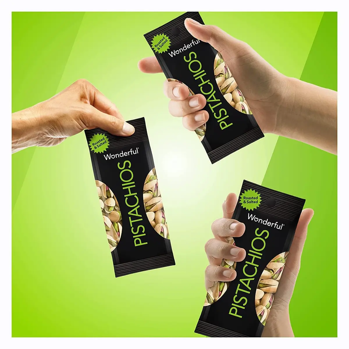 Wonderful Pistachios In Shell Roasted & Salted 1.5oz (Pack of 24) | California Grown, Healthy Snack - view 8