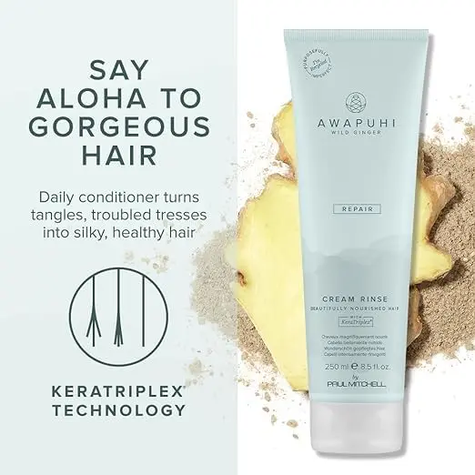 Awapuhi Wild Ginger Cream Rinse 8.5 fl. oz. | Detangles + Repairs for Dry, Damaged + Color-Treated Hair - view 4