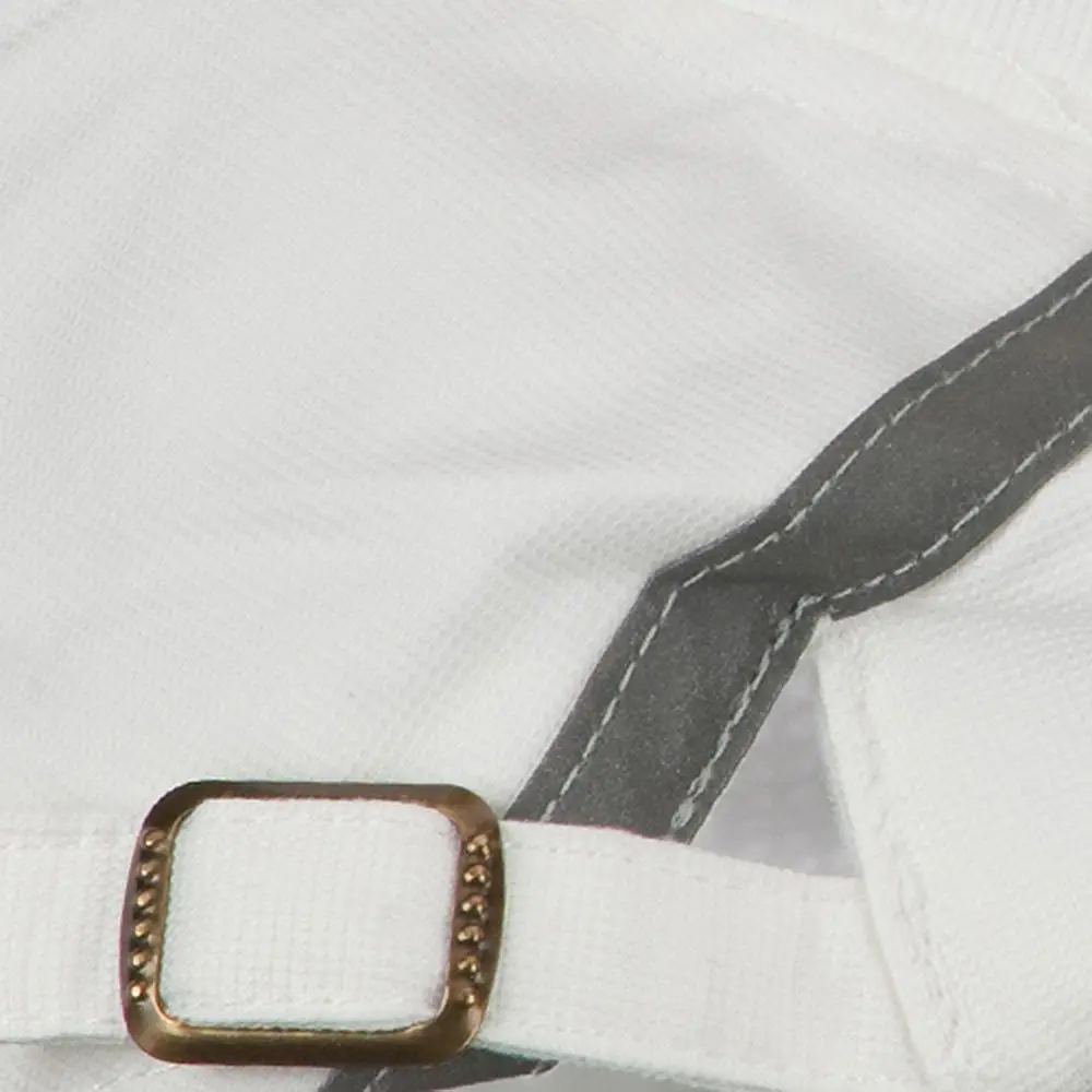 Mega Cap White Sandwich Bill Ivy Cap | Adjustable Cotton Hat - view 5