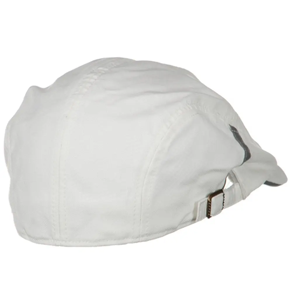 Mega Cap White Sandwich Bill Ivy Cap | Adjustable Cotton Hat - view 3