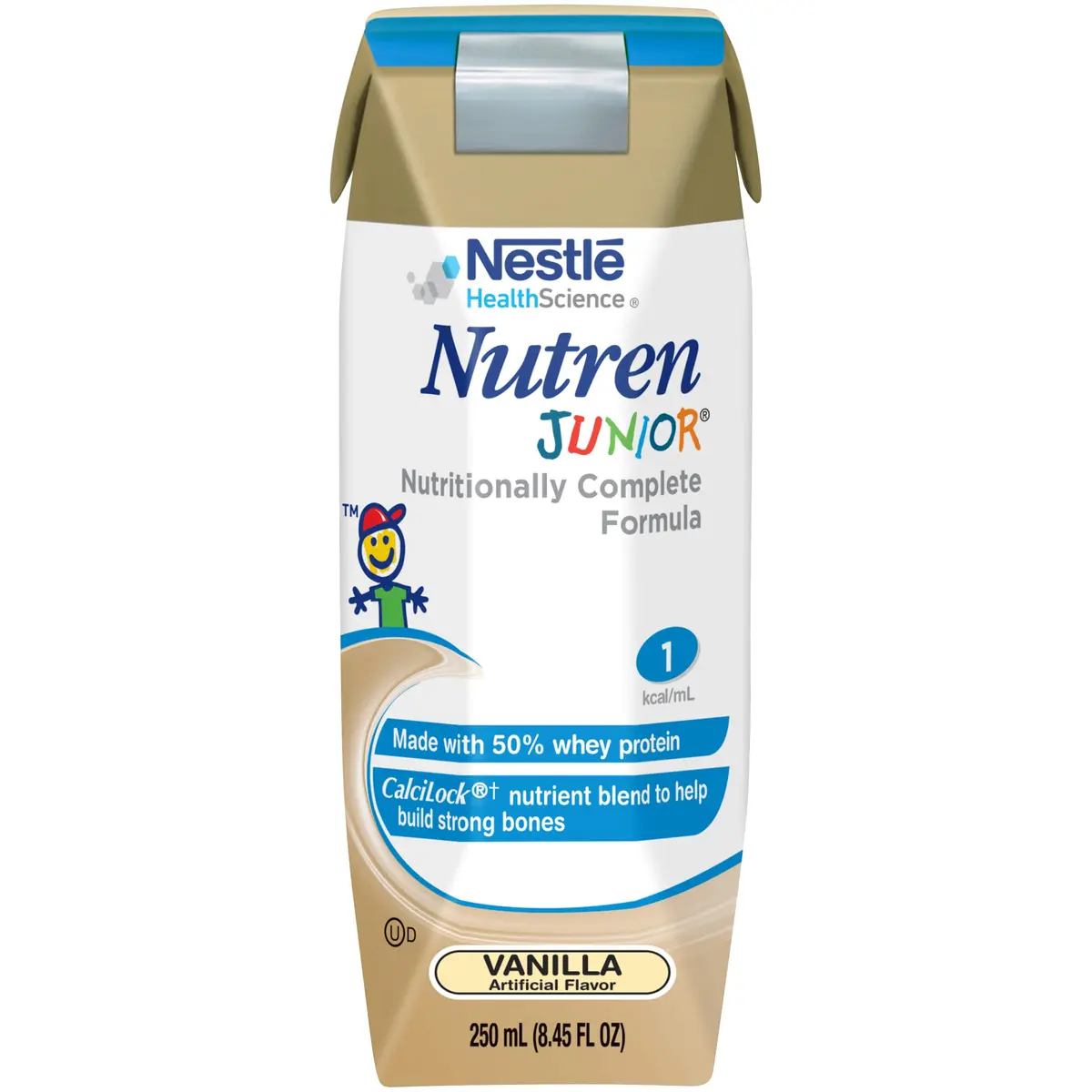 Nutren Junior Tube Feeding Formula Vanilla 8.45 Fl Oz | Complete Pediatric Nutrition Support - main product image