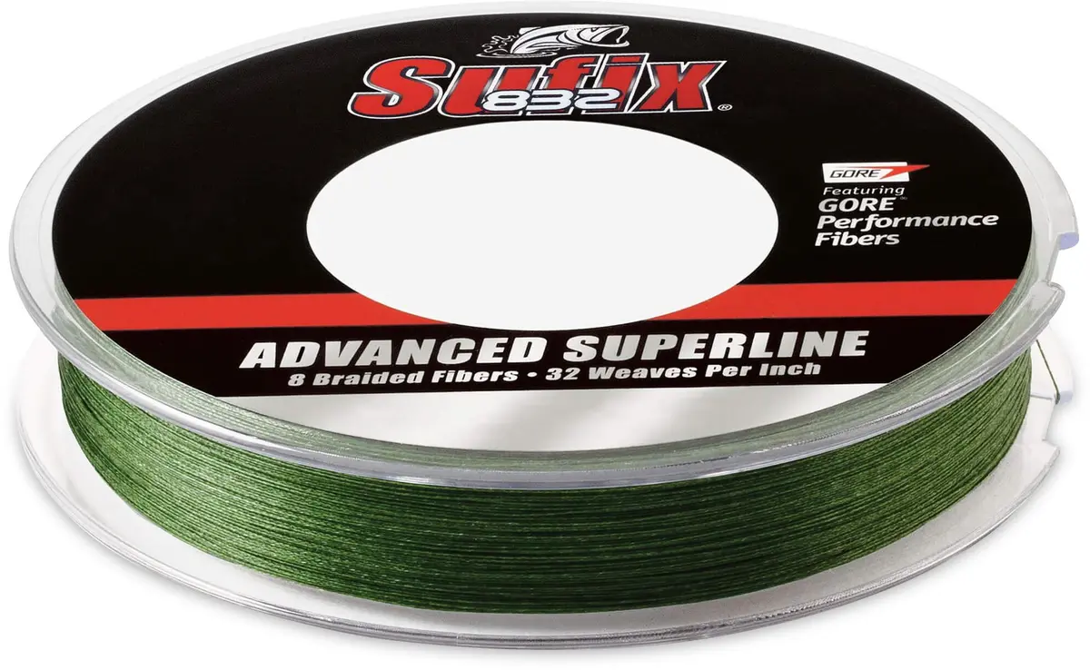 Sufix 832 Braided Fishing Line 20 lb Low Vis Green | Superior Strength & Durability (70-120 chars) - main product image