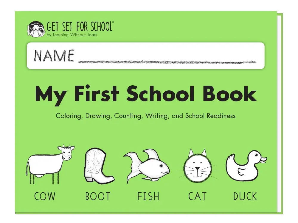 Handwriting Without Tears My First School Book Workbook, Pre-Writing, Pre-K | Foundation for Early Handwriting Skills - main product image