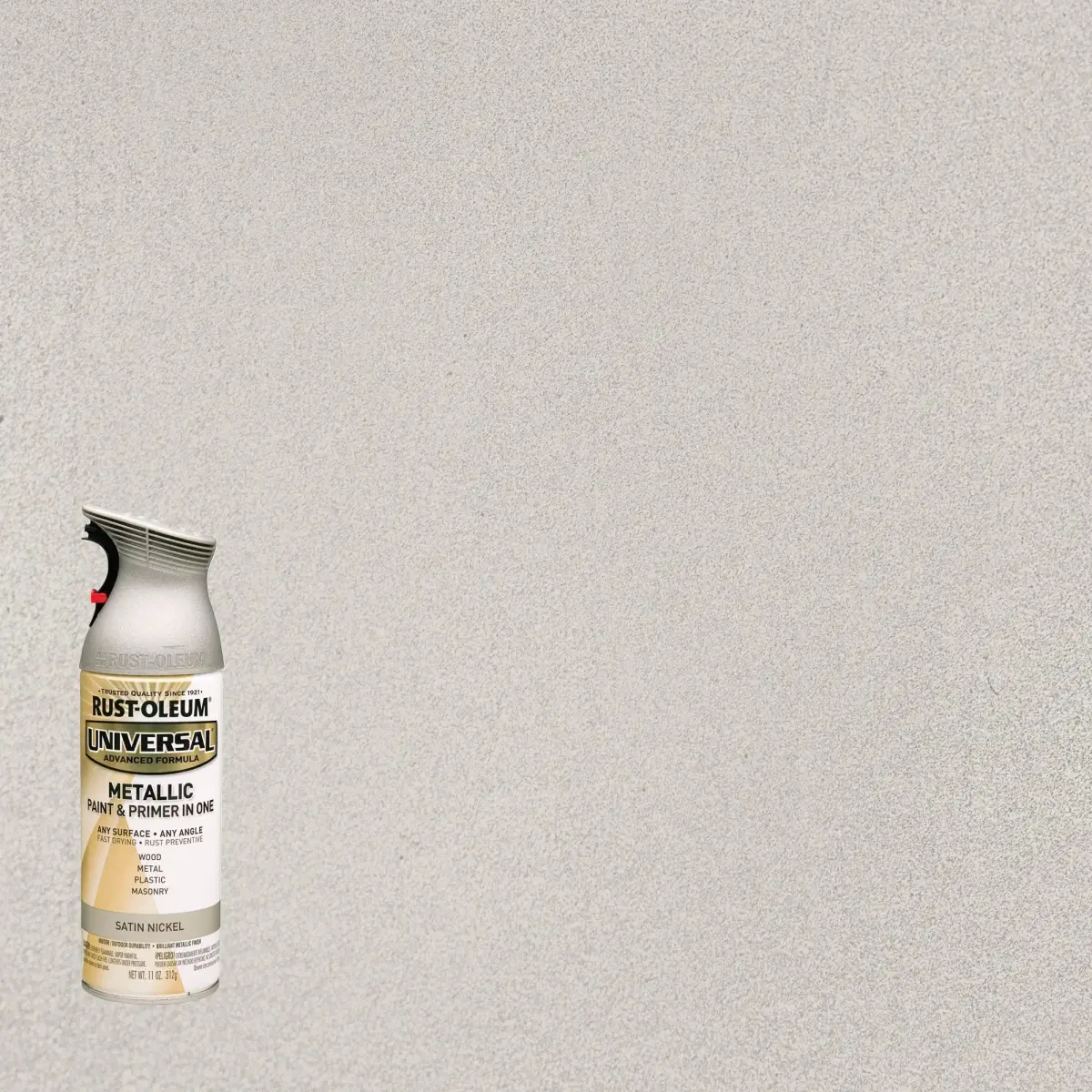 Rust-Oleum Universal All Surface Satin Nickel Metallic Spray Paint, 11 oz (Pack of 1) - view 2
