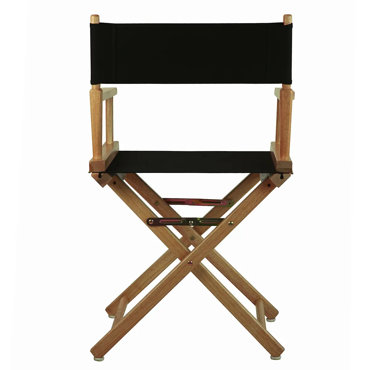 Casual Home 18" Director's Chair Natural Frame with Black Canvas | Classic Foldable Wooden Seat for Home & Events - view 3