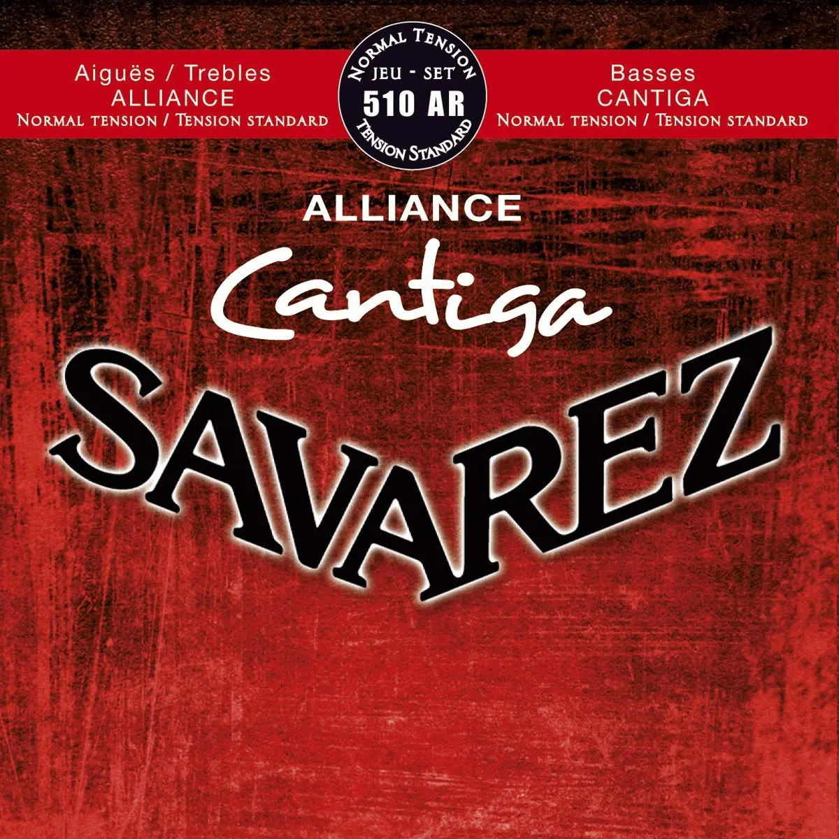 Savarez 510AR Nylon Classical Guitar Strings, Normal Tension | Alliance Cantiga Series, France, 40g - main product image