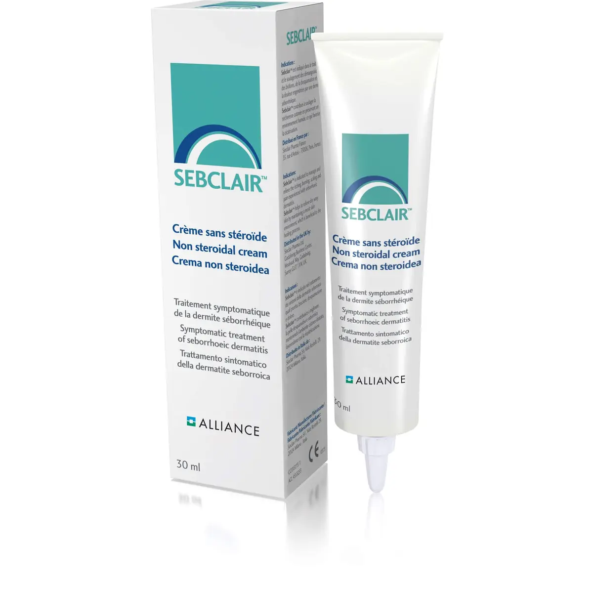 Sebclair Crema Dermatola 30ml | Non-steroidal skin moisturizer for eczema relief in India - main product image
