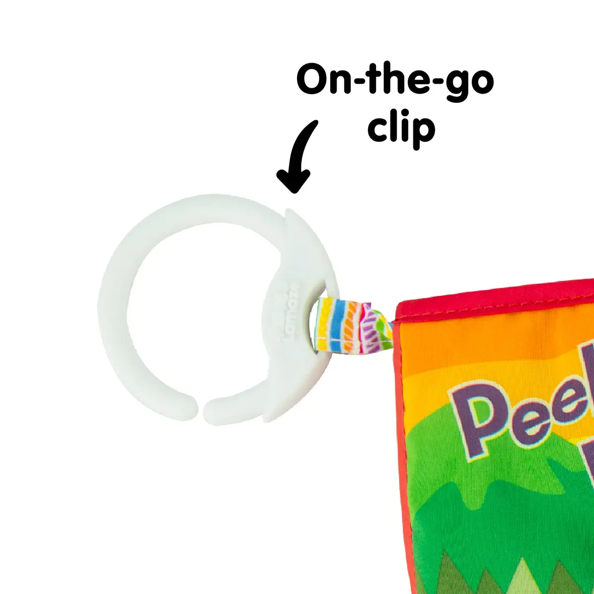 Lamaze Peek-A-Boo Forest Soft Baby Book - Cloth Book for Sensory Play & Teething, 6 Months+ - view 3