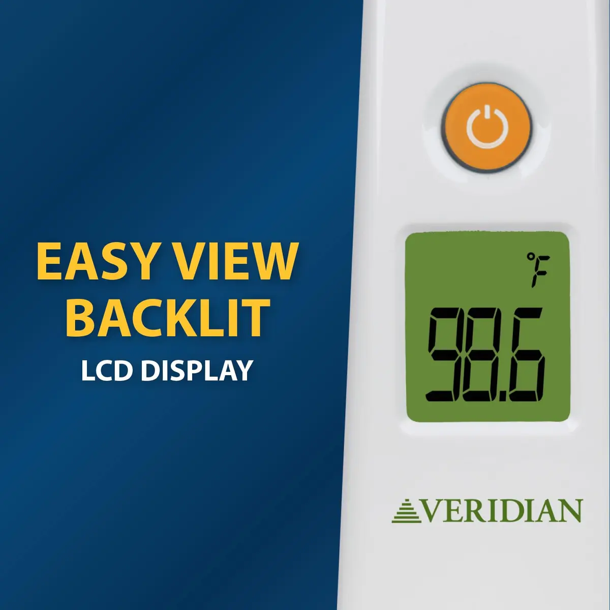 Veridian Healthcare Temple Thermometer | Infrared Measurements | Fast 6-Second Readout | Fever Alert | Backlit Display | Programmable Timer | 1-Year Warranty (Pack of 2) - view 7