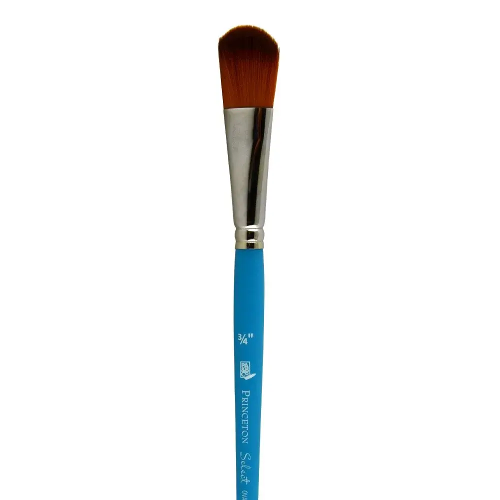 Princeton Select Artiste Oval Mop Paint Brush 3/4 Inch (1.9 cm) | Synthetic Bristle for Acrylic, Watercolor, Oil - view 2