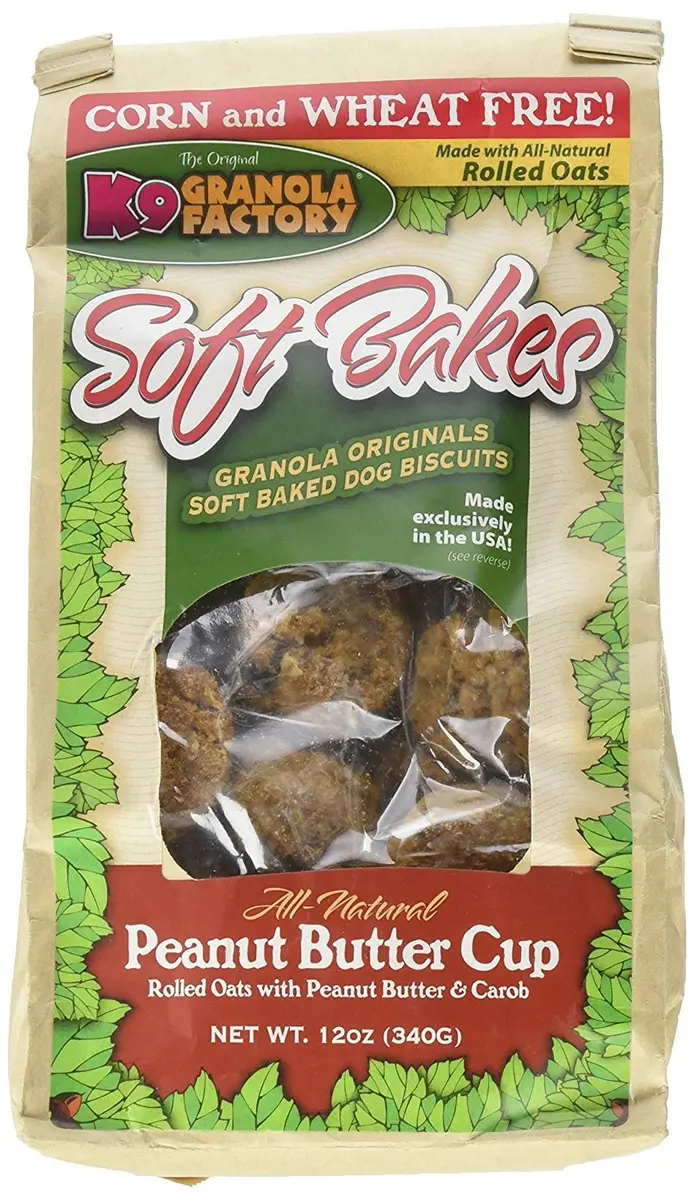 K9 Granola Factory Soft Bakes Peanut Butter Cup | Wholesome Dog Treats for Sensitive Teeth - main product image