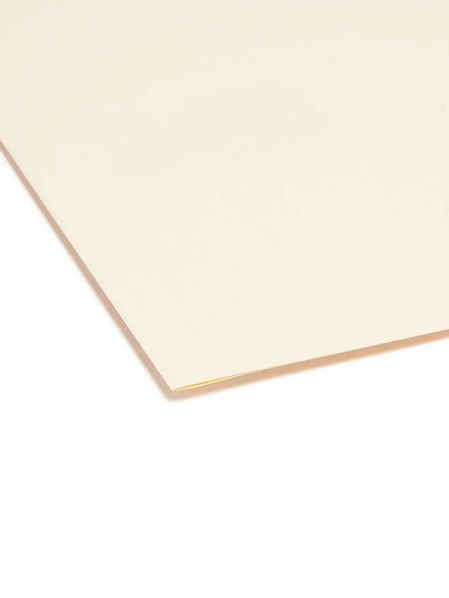 SMEAD SuperTab Heavyweight File Folder, Oversized 1/3-Cut Tab, Letter Size, Manila, 50 Per Box - view 4