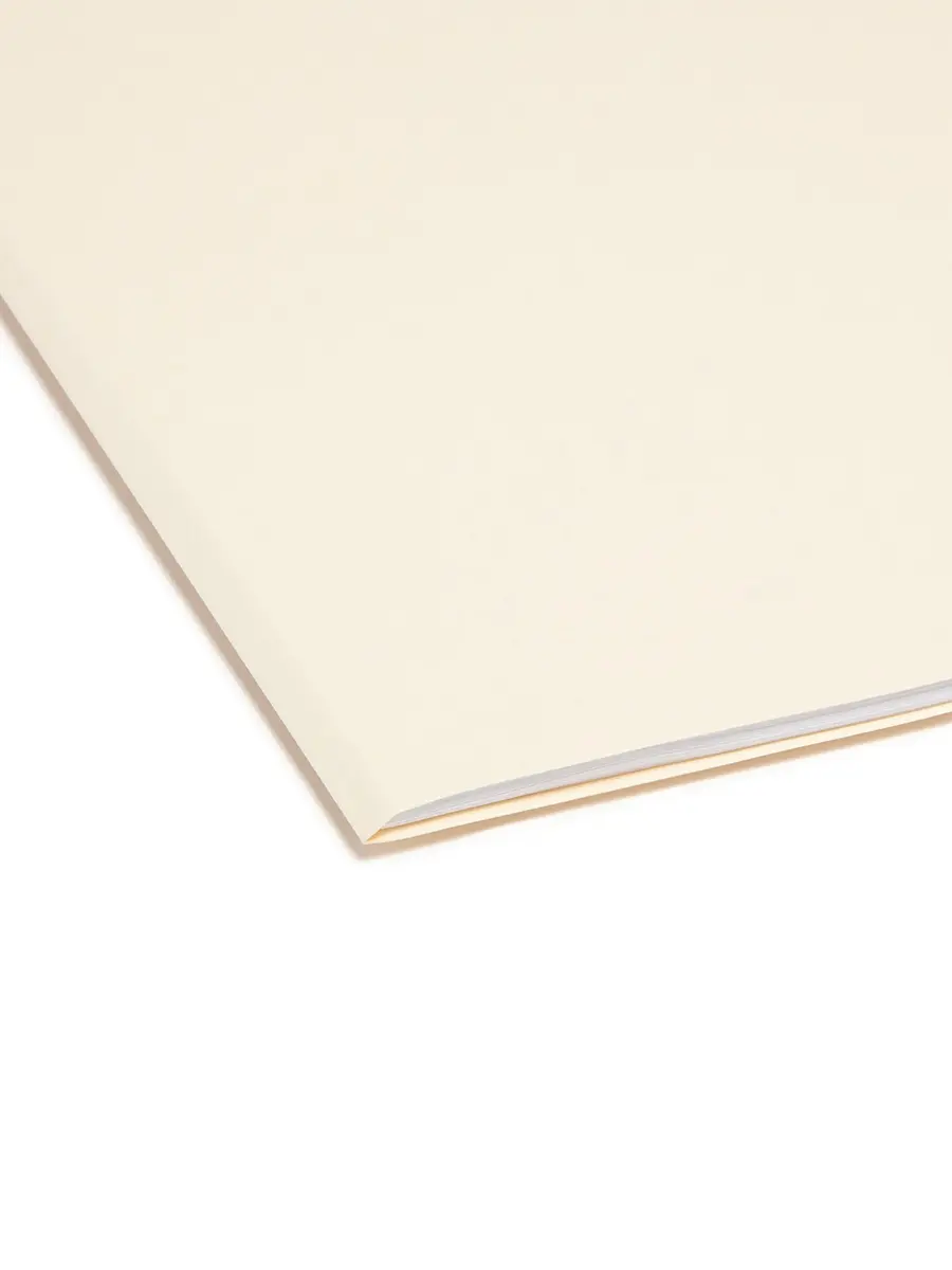 SMEAD SuperTab Heavyweight File Folder, Oversized 1/3-Cut Tab, Letter Size, Manila, 50 Per Box - view 5