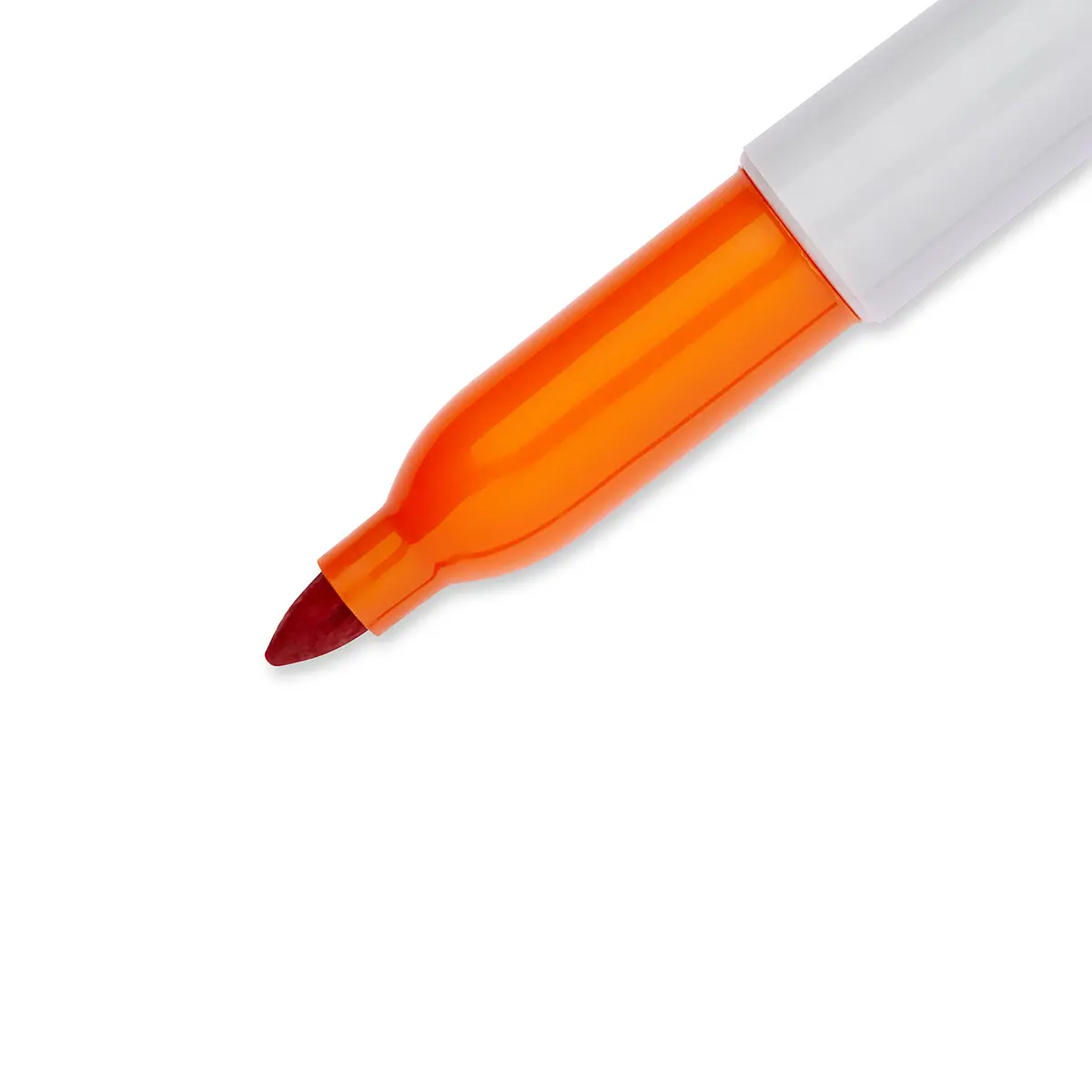 Sharpie Permanent Markers Fine Point, Orange | Vibrant, Water & Fade-Resistant Ink (2 Pack) - view 4