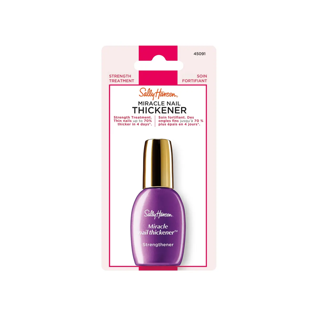 Sally Hansen Miracle Nail Thickener™ 13.3ml (0.45 Fl Oz) | Strengthens & Protects Thin Nails - view 2
