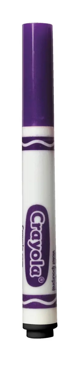 Crayola Broad Line Markers - Violet (12 Count, 2mm+ Tip) | Non-Toxic, Water-Based Ink for Art & Crafts - main product image