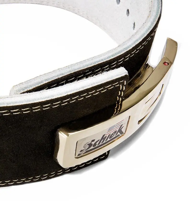 Schiek Sports 7010 Lever Competition Power Weight Lifting Belt - Suede Leather with Steel Lever, 32 inches - view 9