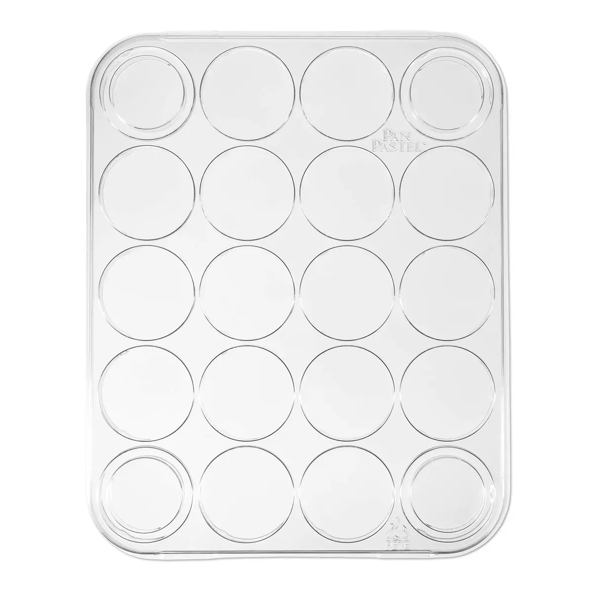 PanPastel 20-Color Artist Palette Tray with Clear Cover | Professional Art Supply for Mixing Pastels - view 2