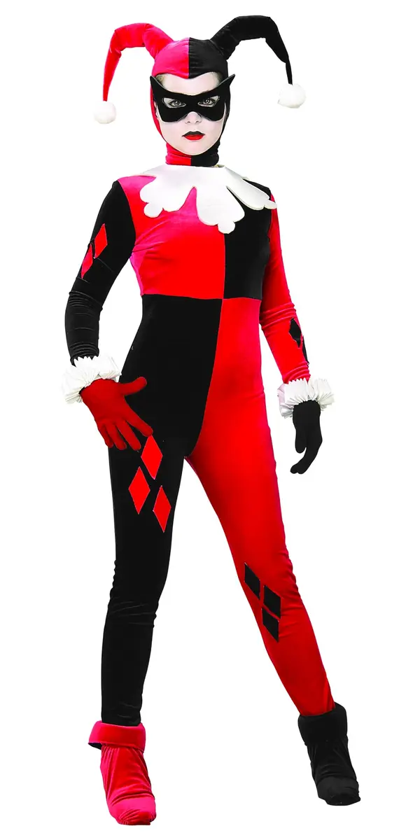 Rubies Harley Quinn Costume for Adults Small | Licensed DC Villains Cosplay Outfit - main product image