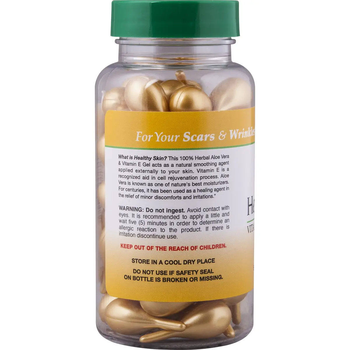 Sanar Naturals Healthy Skin Vitamin E & Aloe Vera Lotion Capsules | Supports Hydrated, Smooth Skin in a Travel-Friendly Pack - view 9
