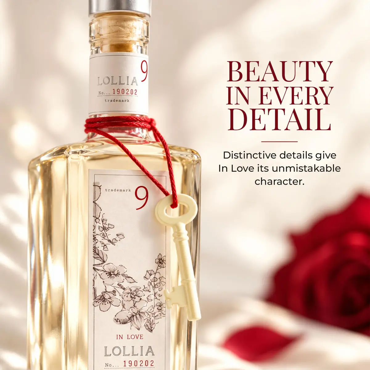 LOLLIA in Love Bubble Bath 16 fl oz | Romantic Petal Scent, Gentle & Moisturizing - view 4