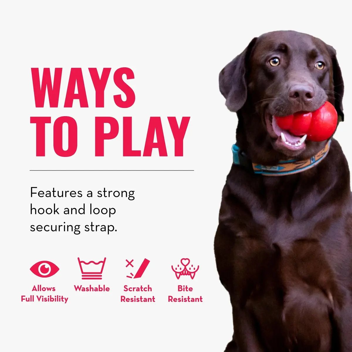 KONG Cloud Collar Inflatable Collar for Large Dogs | Post Surgery Recovery, Comfortable & Durable - view 4