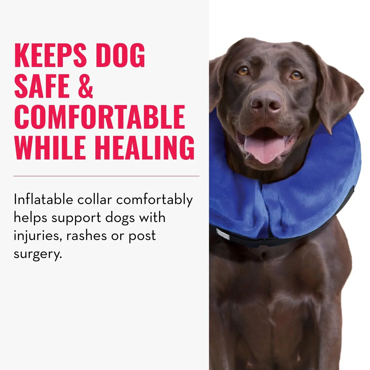 KONG Cloud Collar Inflatable Collar for Large Dogs | Post Surgery Recovery, Comfortable & Durable - view 2