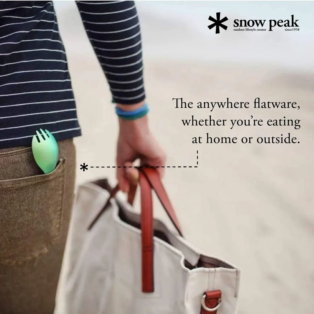Snow Peak Titanium Spork for Outdoor Use, Portable and Durable, Purple | Ultralight Camping Flatware - view 7