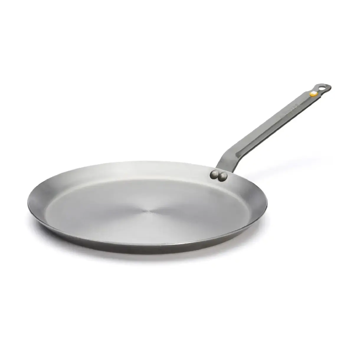 de Buyer MINERAL B Carbon Steel Crepe & Tortilla Pan - 30 cm (12") Diameter, 25 cm (10") Cooking Surface | Naturally Non-Stick Finish - main product image