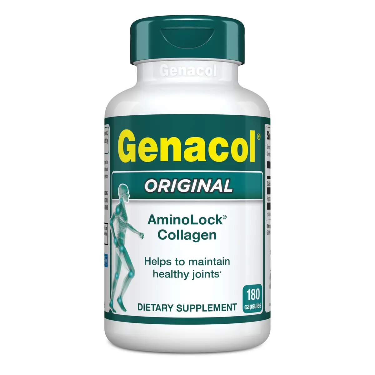 Genacol Original Hydrolyzed Collagen Joint Supplement 180 Capsules (60-Day Supply) | Supports Joint Health - main product image