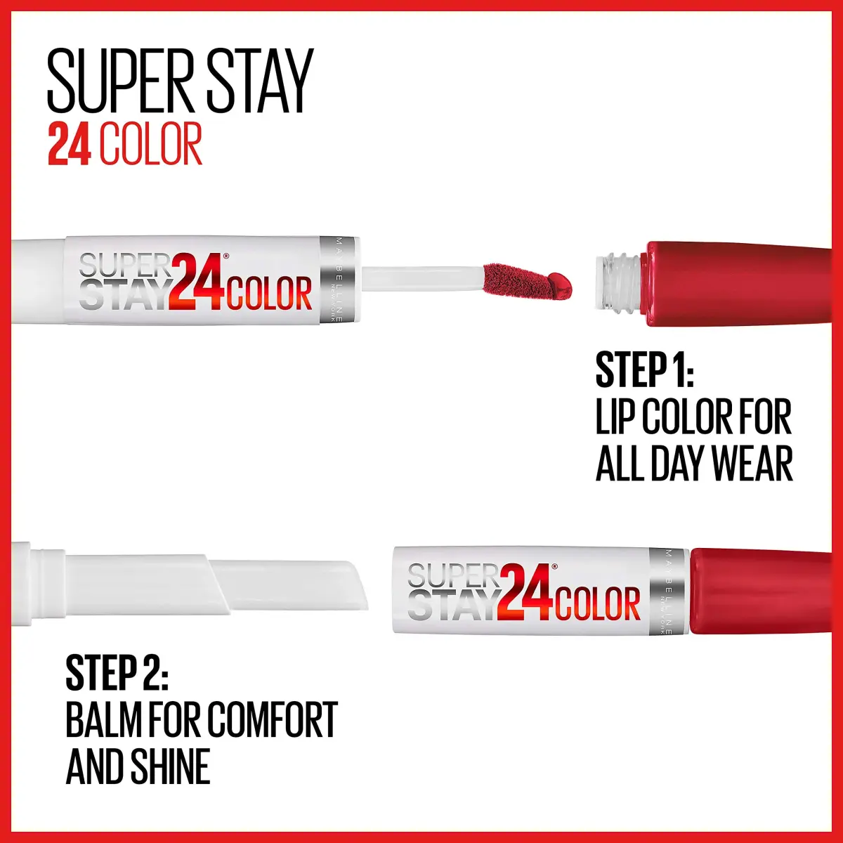 Maybelline Super Stay 24 Liquid Lipstick Makeup, Forever Chestnut, 0.077 Fl Oz (2.28 ml) | 24-Hour Transfer-Proof Wear - view 5