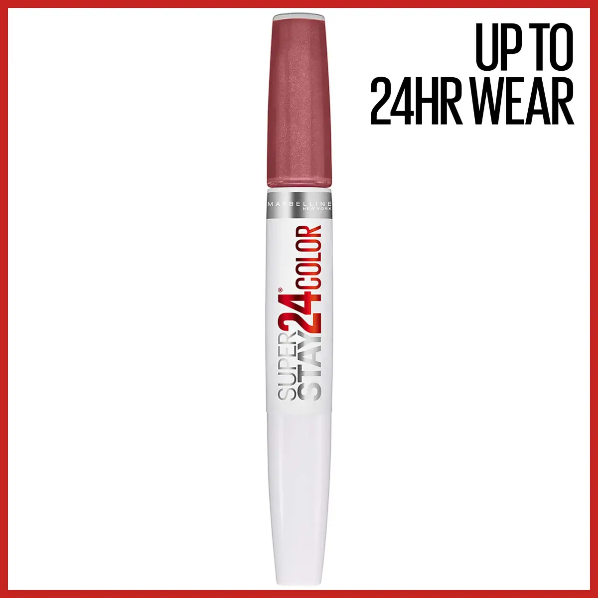 Maybelline Super Stay 24 Liquid Lipstick Makeup, Forever Chestnut, 0.077 Fl Oz (2.28 ml) | 24-Hour Transfer-Proof Wear - view 2