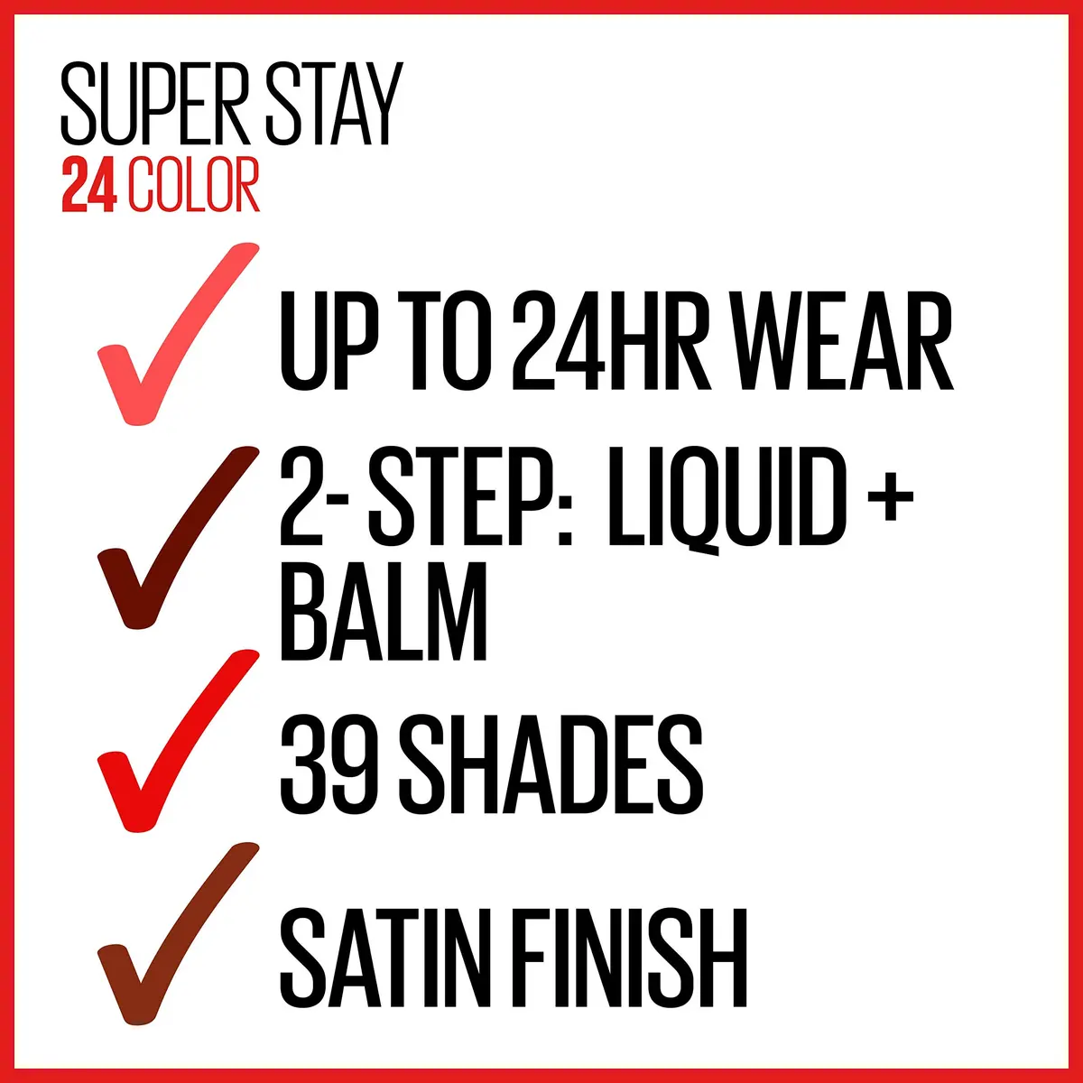 Maybelline Super Stay 24, 2-Step Liquid Lipstick, All Day Cherry | Long Lasting Highly Pigmented Lip Color - view 6