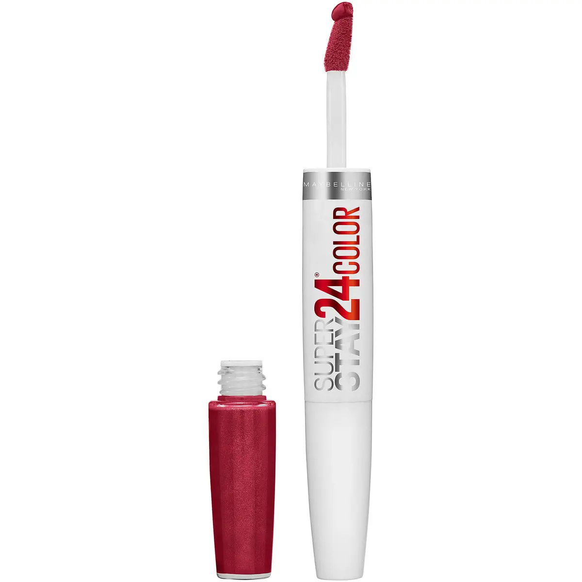 Maybelline Super Stay 24, 2-Step Liquid Lipstick, All Day Cherry | Long Lasting Highly Pigmented Lip Color - main product image